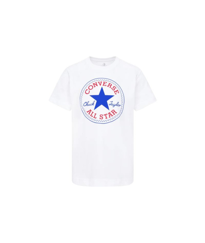 Camiseta Converse Core Chuck Patch Niño Blanco