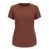 Camiseta de Running Odlo T-Shirt Crew Neck S/S Essential 365 Mulher Marrom