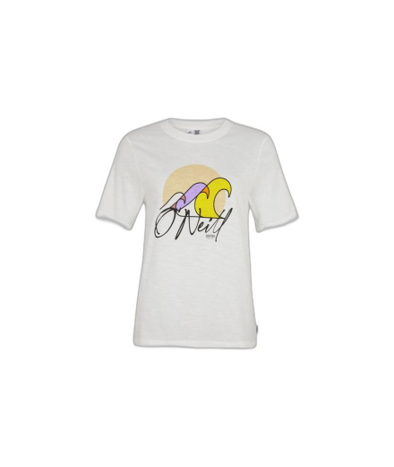 T-shirt O'Neill Luano Graphic Femme Blanc
