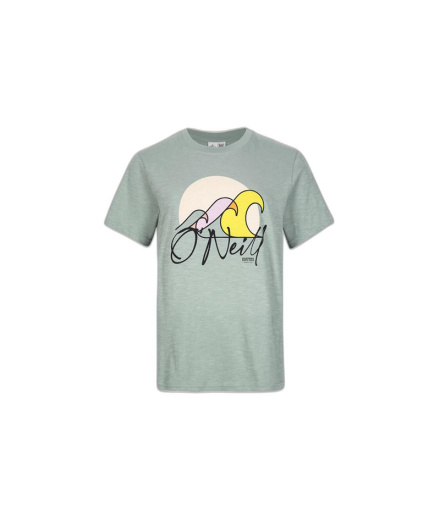 Camiseta O'Neill Luano Graphic Mulher Cinza