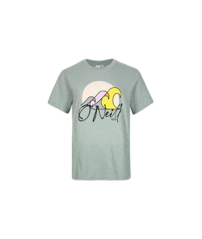 Camiseta O'Neill Luano Graphic Mulher Cinza