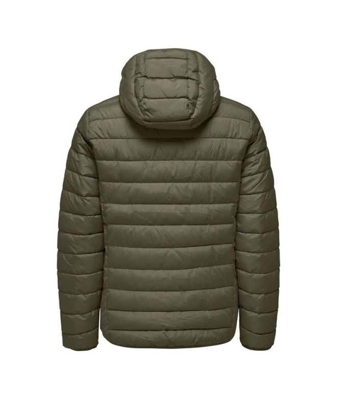 Casaco Only & Sons Onsbrody Quilt Homem Verde...