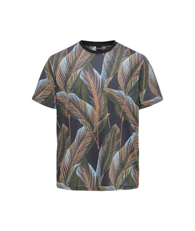 T-shirt Only & Sons Onskobe Reg Banana Leaf...