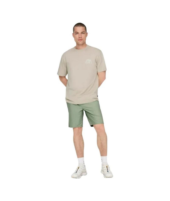 T-shirt Only & Sons Onskylan Rlx Icon Silver...