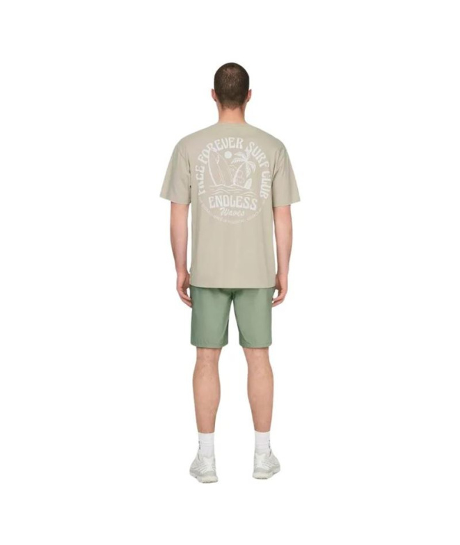 T-shirt Only & Sons Onskylan Rlx Icon Silver...