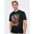 Camiseta Only & Sons Onskolton Reg Beach Negro Homem