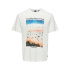 Camiseta Only & Sons Onskolton Reg Beach Branco Homem