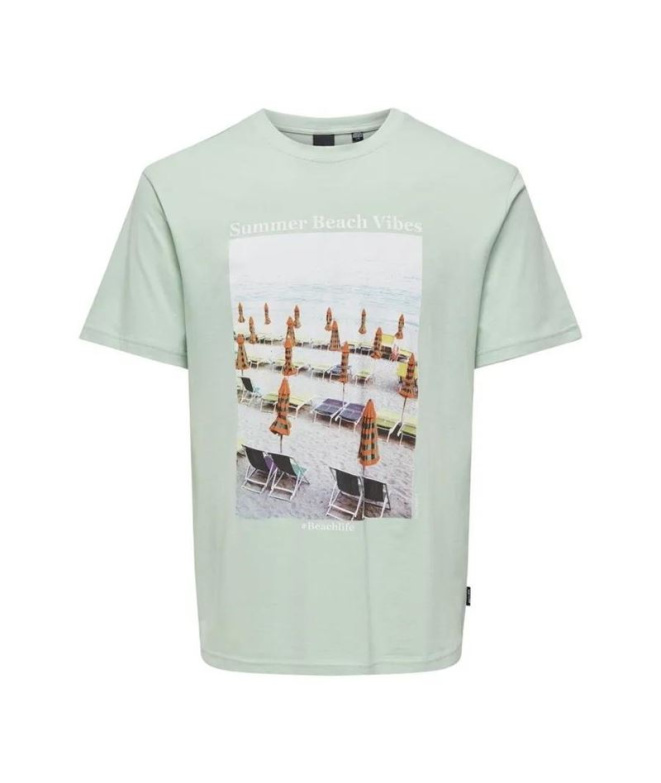 T-shirt Only & Sons Onskolton Reg Beach Surf...