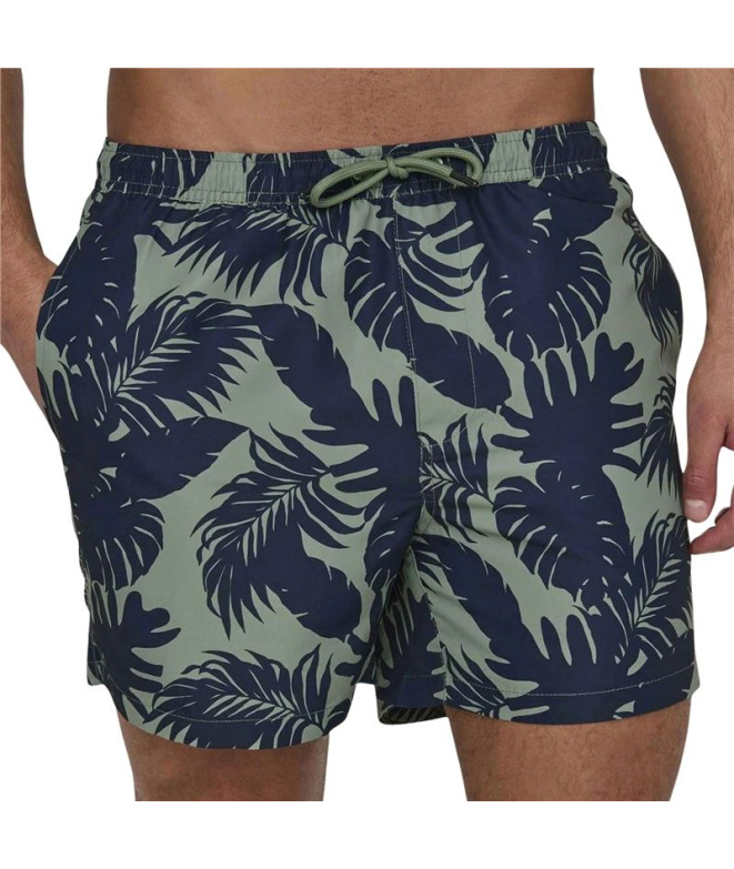 Bañador Only & Sons Onsted Life Flower 2 Blues...