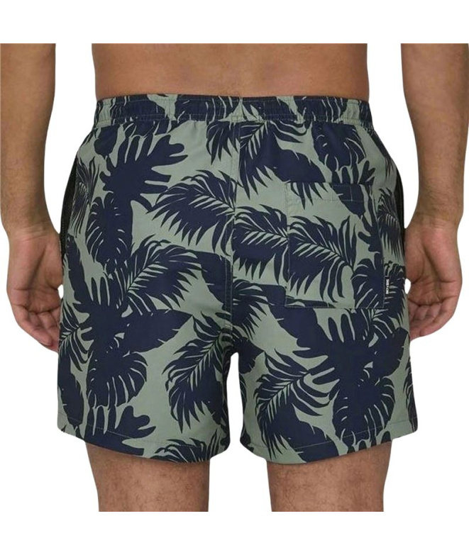 Bañador Only & Sons Onsted Life Flower 2 Blues...