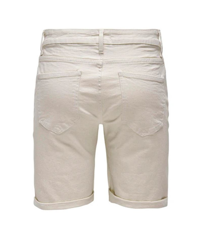 Calça Only & Sons Onsply Ecru 9296 Ecru Homem