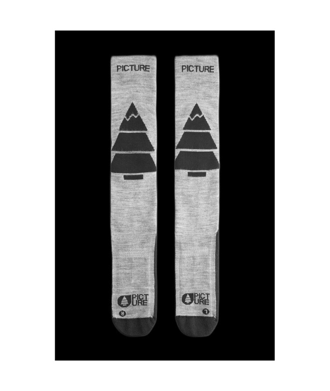 Meias Picture Wooling Ski Cinza