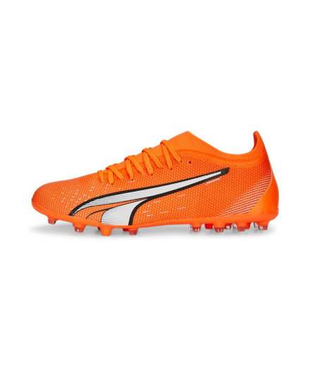 Botas de Fútbol Puma Ultra Match Mg Ultra Naranja Hombre