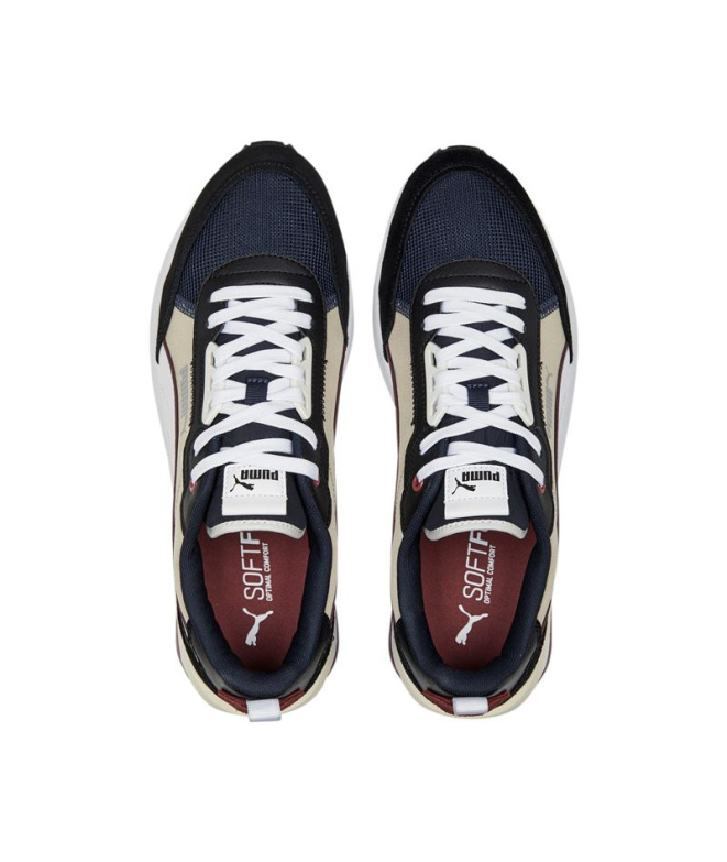 Sapatilhas Puma R22 Preto e Bege Homem