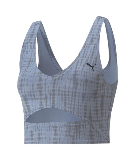 Top de Yoga Puma Studio Aop Mulher Filtered Ash