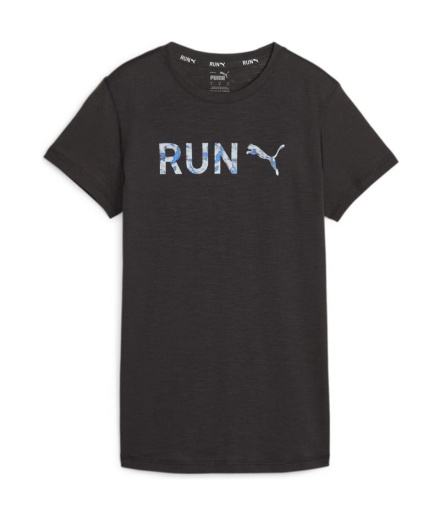 Camiseta de Fitness Puma Women'S Graphicc Icy Azule Mujer
