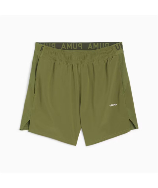 Calças de Fitness Puma FIT 5" Ultrabre Verde Homem