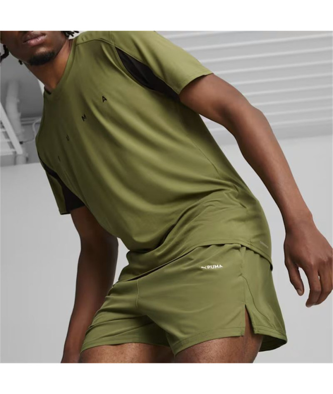 Calças de Fitness Puma FIT 5" Ultrabre Verde Homem