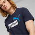 Camiseta Puma Ess+ 2 Col Logo Navy Homem