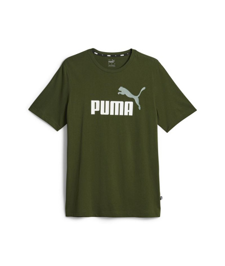 Camiseta Puma Ess+ 2 Col Logo Homem