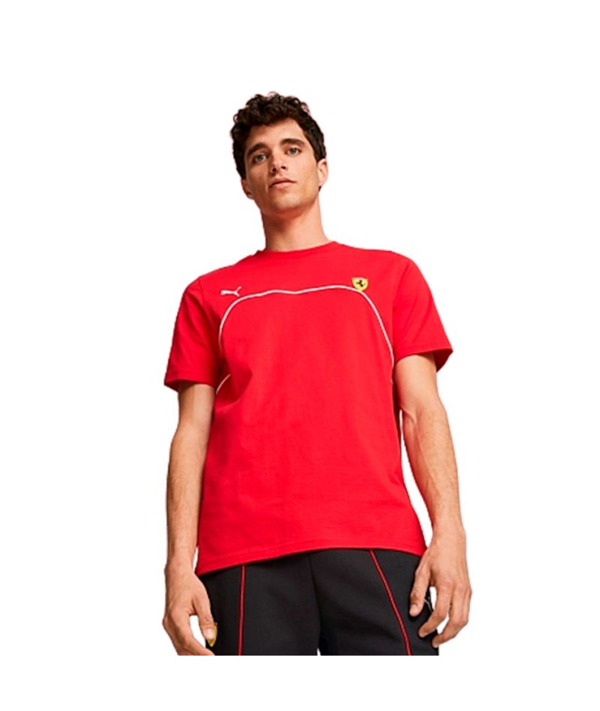T-shirt Puma Ferrari Race Rosso Corsa Homme