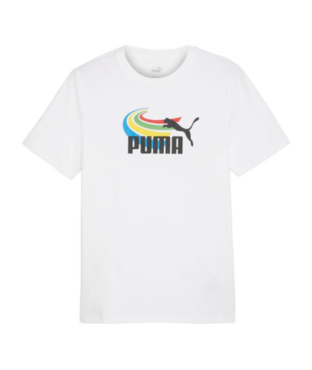 T-shirt Puma GRAPHICS Summer Blanc Homme