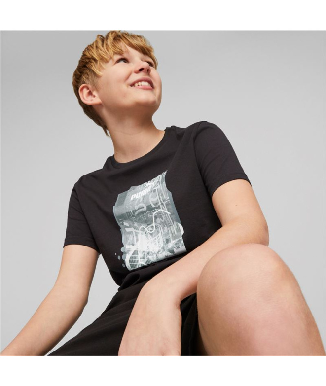 Camiseta Puma Essentials+ Street Art Grap Niño...