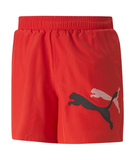 Pantalons Puma Ess+ Logo Power Cat For All Time Rojo