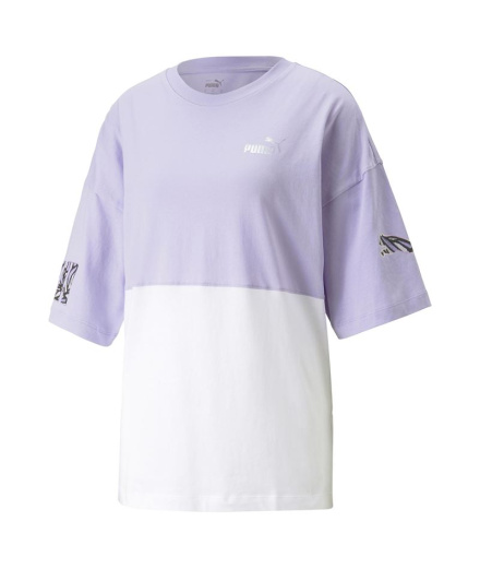 Top Puma Power Nova Shin Mulher Violeta Vibrante