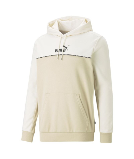 Sudadera Puma Essentials Block X Tape Hombre Granola