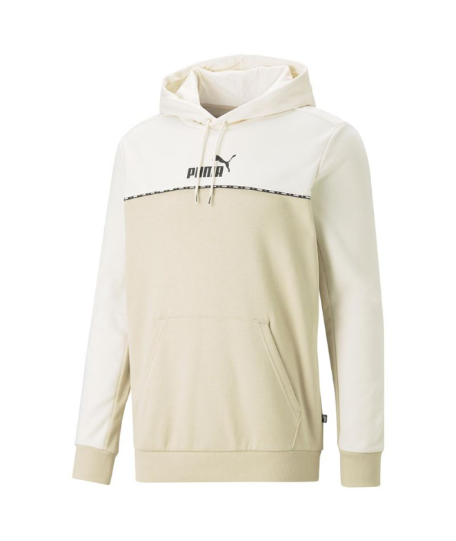 Moletom Puma Essentials Block X Tape Homem Granola