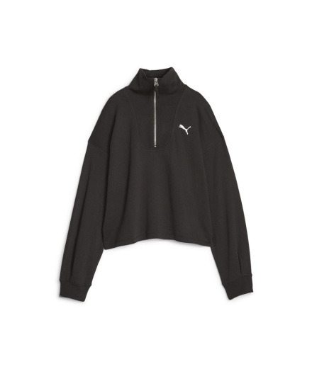 Sweatshirt Puma Her High-Neck Hz Femme Noir