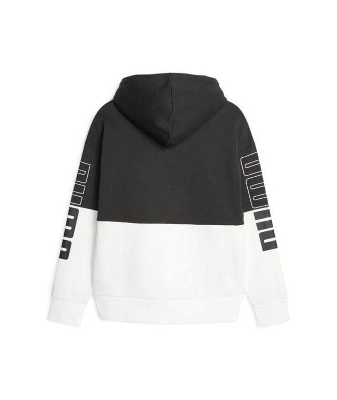 Sweat Puma Power Colorblock Noir Femme