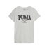 Camiseta Puma Squad Graphicc Tlight Gray Hea Mulher