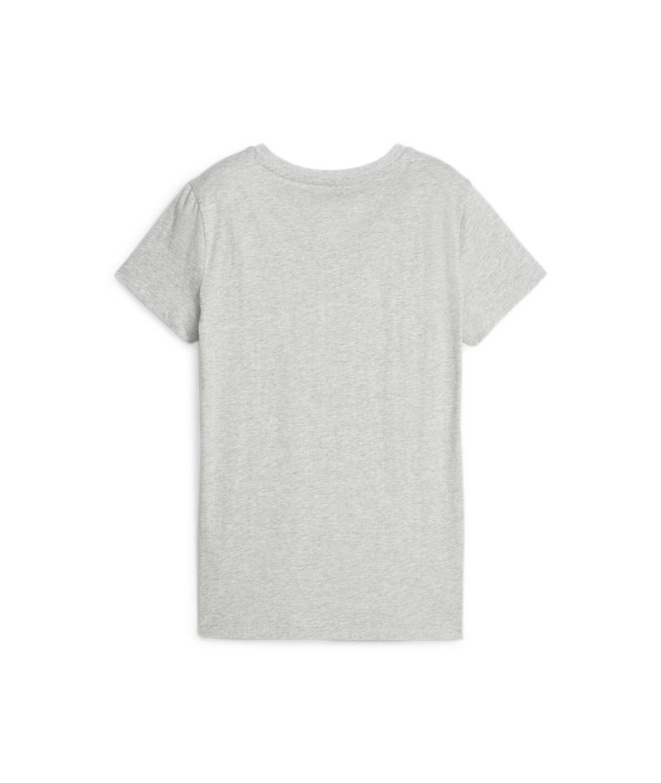 Camiseta Puma Squad Graphicc Tlight Gray Hea Mujer