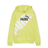 Sweatshirt Puma Power Graphic Lime Enfant