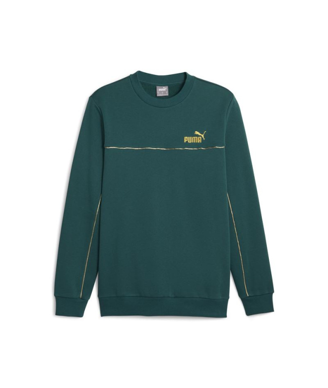 Moletom Puma Ess+ Minimal Gold Cr Homem