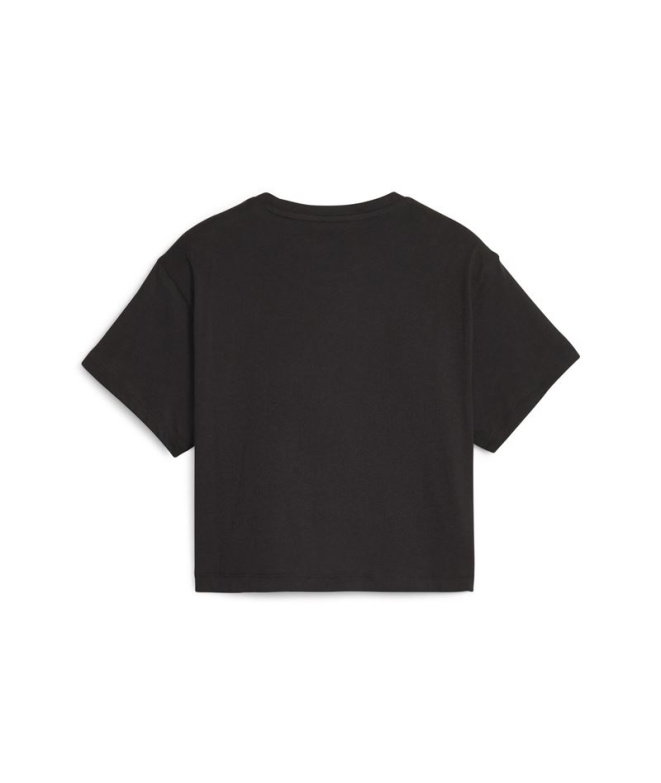 Camiseta de Puma Girls Logo Cropped T Infantil