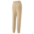 Pantalones Puma Ess+ Embroidery High Mujer Beige