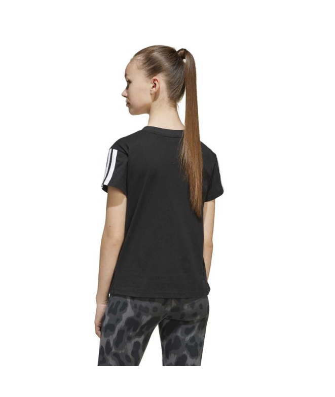 Camiseta adidas Jg 3 Stripes 160 Menina...