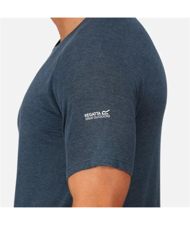 T-shirt de Montagne Regatta Ambulo Blue Wing Homme