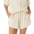 Pantalons Rip Curl Premium Surf Stripe Short Femme Blanc