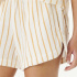 Calças Rip Curl Premium Surfar Stripe Short Mulher Branco