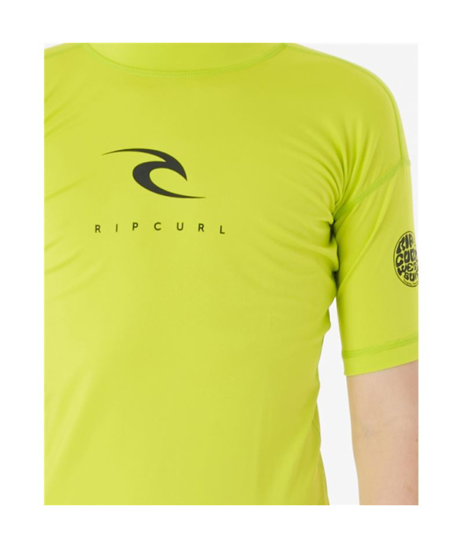 Licra de Surf Rip Curl Corps S/S Rash Vest Enfant