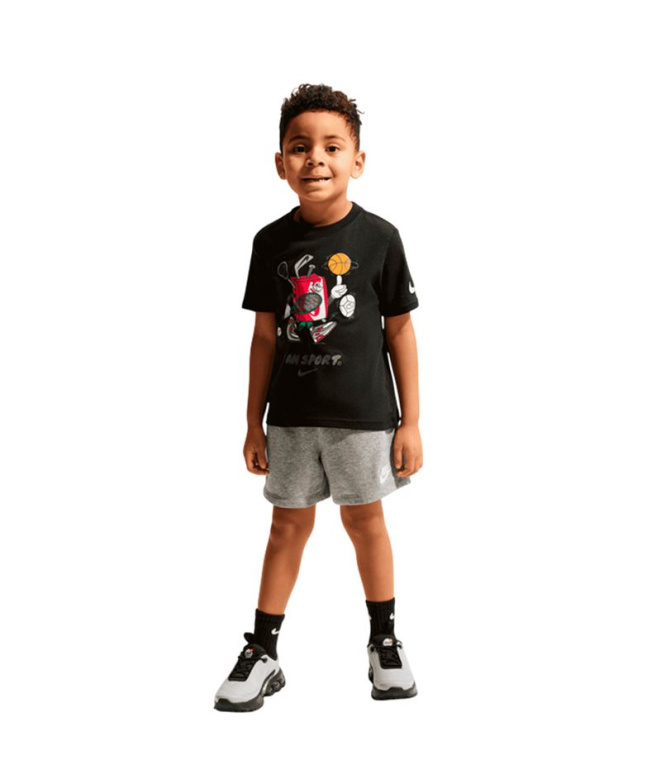 Camiseta Menino preta Nike I Am Sport Boxy...