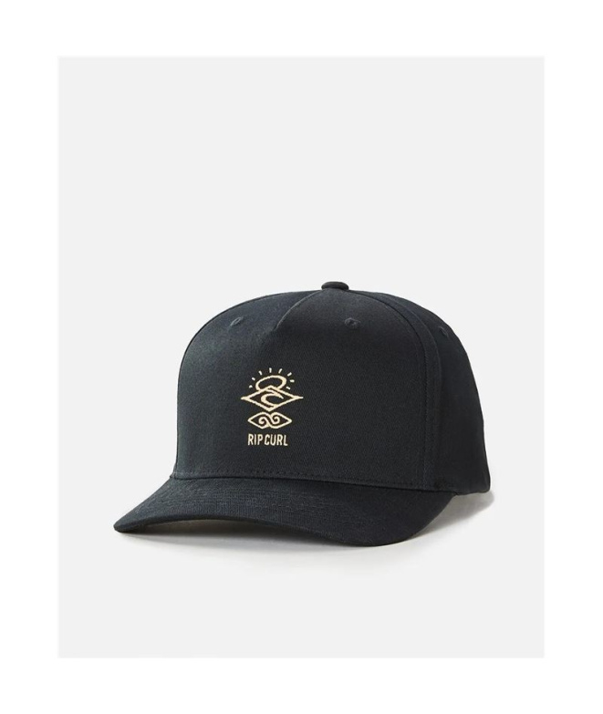 Gorra Rip Curl Icons Eco Flexfit Hombre Negro
