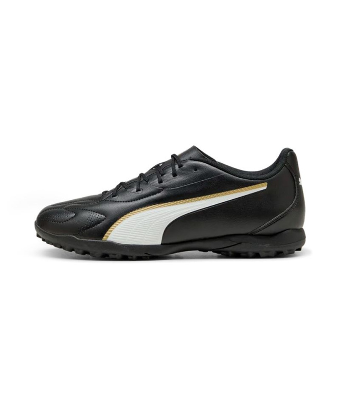 Botas de fútbol Puma King 20 Play Tt,Black-White-