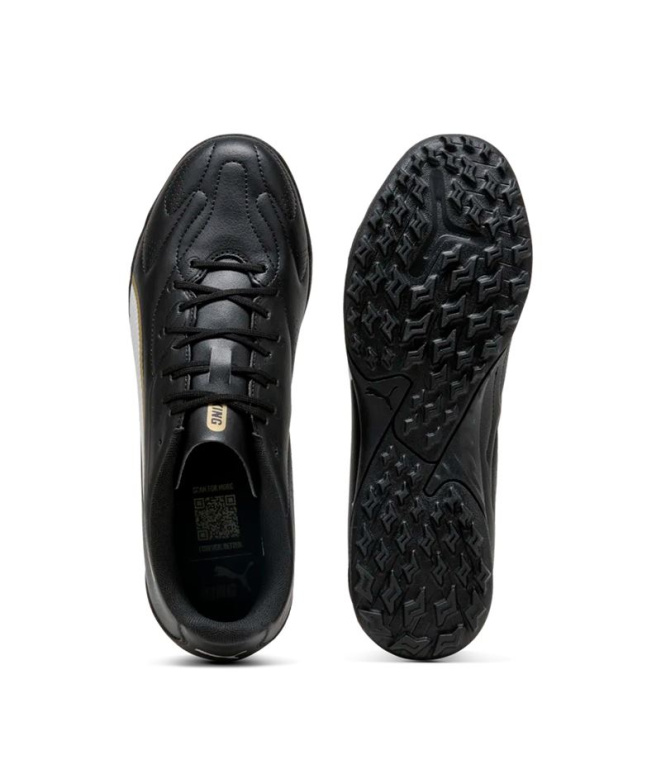 Botas de fútbol Puma King 20 Play Tt,Black-White-