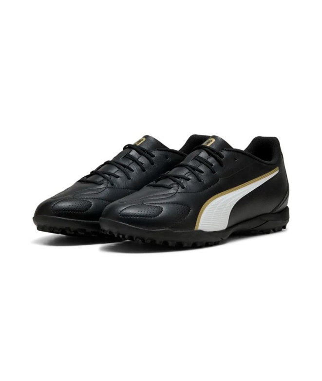 futebol Puma King 20 Play TT, Preto e Branco