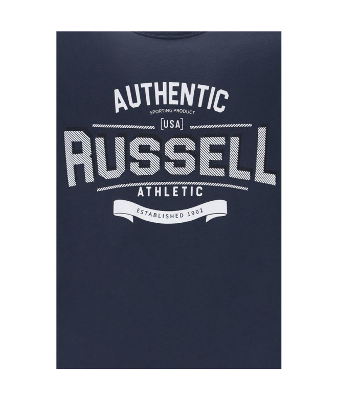 Camiseta Rusell Ara Azul Hombre